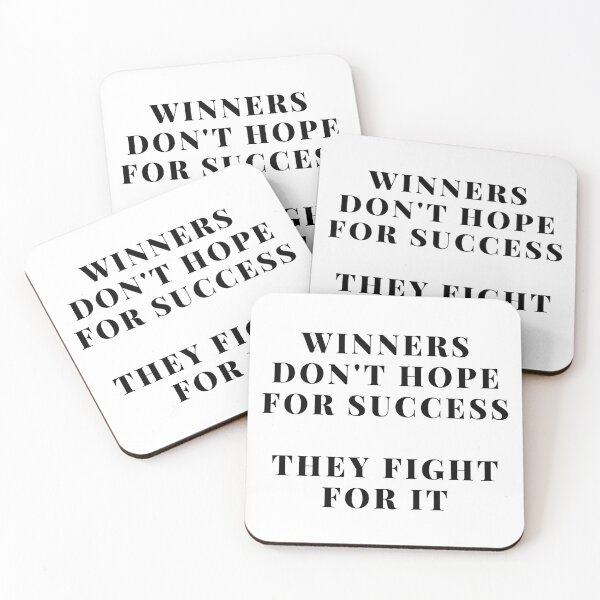 Item preview, Winners don't hope, they fight designed and sold by Dter.