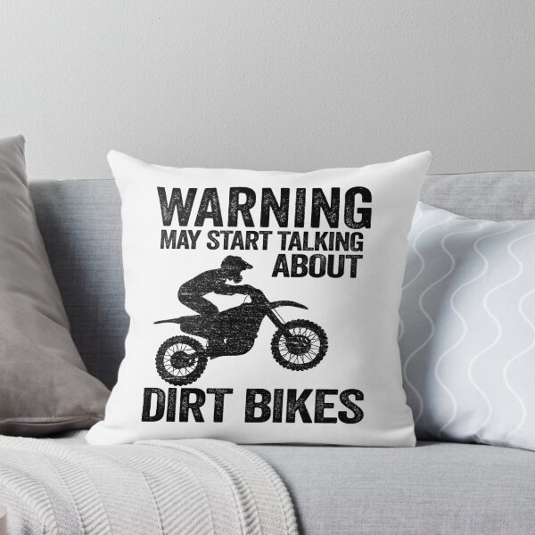 Item preview, Warning May Start Talking About Dirt Bikes Funny Motocross designed and sold by Stronzi.