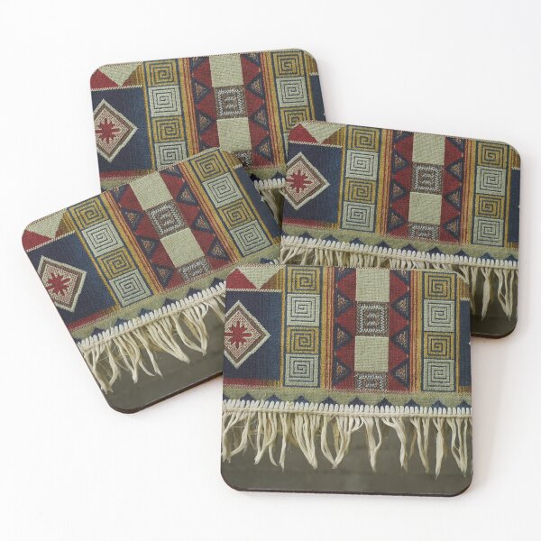 Item preview, colored rug with fringe  designed and sold by mrivserg.