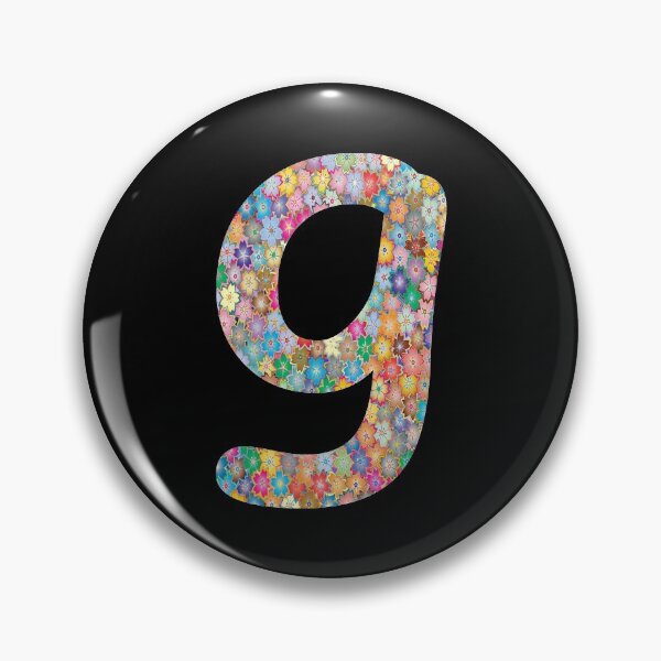 Item preview, Letter g Lower Case Alphabet g Colorful Flowers Gift designed and sold by Shariss.