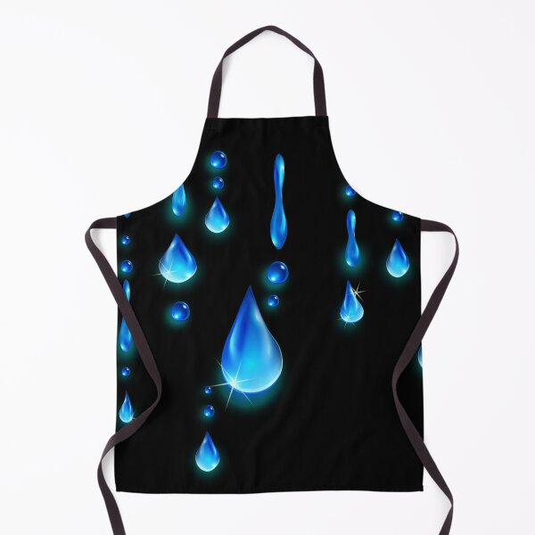 Item preview, Blue water droplets designed and sold by Venkat-artz.