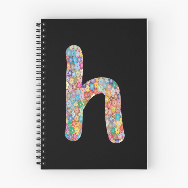 Item preview, Letter h Lower Case Alphabet h Colorful Flowers Gift designed and sold by Shariss.