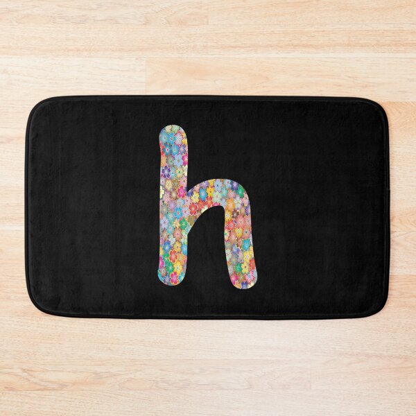 Item preview, Letter h Lower Case Alphabet h Colorful Flowers Gift designed and sold by Shariss.