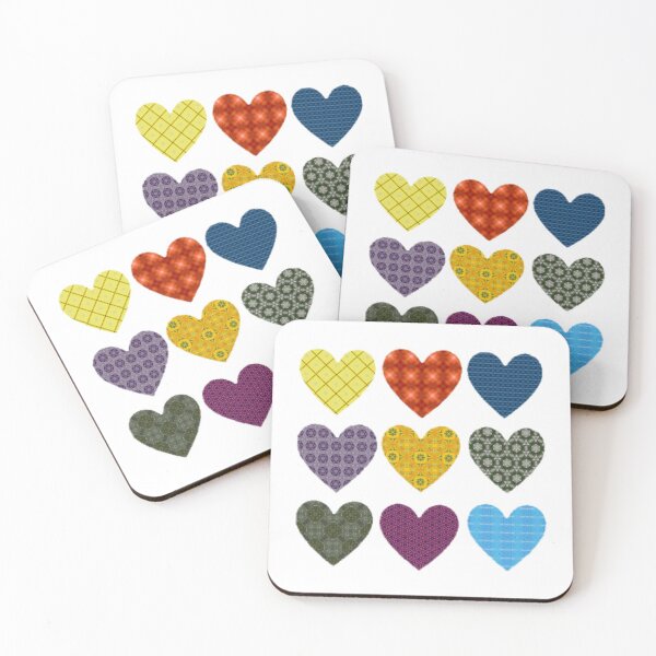 Item preview, More Little Patterned Hearts  designed and sold by Amanda1775.