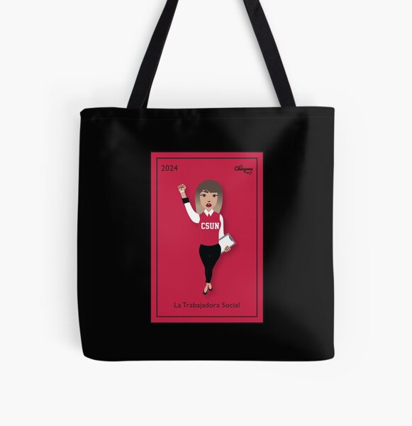 La Trabajadora Social All Over Print Tote Bag