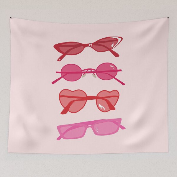 Item preview, 4 pink glasses designed and sold by mtschaeffer.