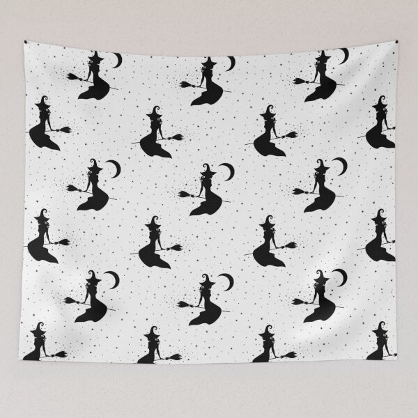 Item preview, Witches On Broomsticks, Halloween Witches designed and sold by Everythingafter.