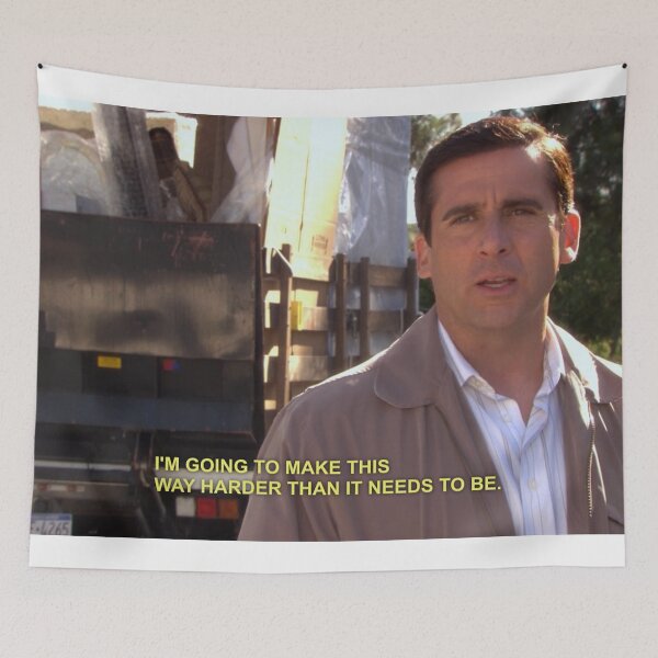 Item preview, The Office- I'm Going To Make This Way Harder Than It Needs To Be. designed and sold by Boddahs.