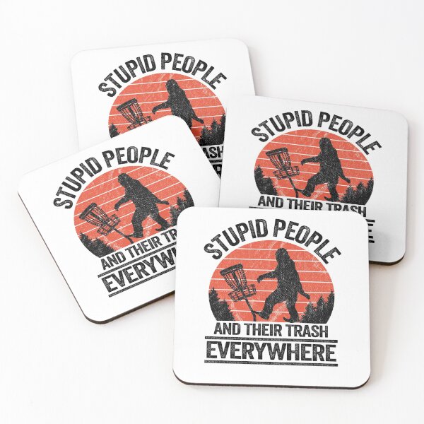 Item preview, Stupid People Frisbee Sasquatch Bigfoot Disc Golf designed and sold by Stronzi.