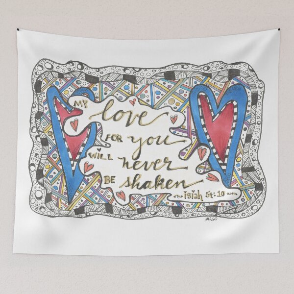 Item preview, Word Art - My Love For You Will Never Be Shaken designed and sold by argodzines.