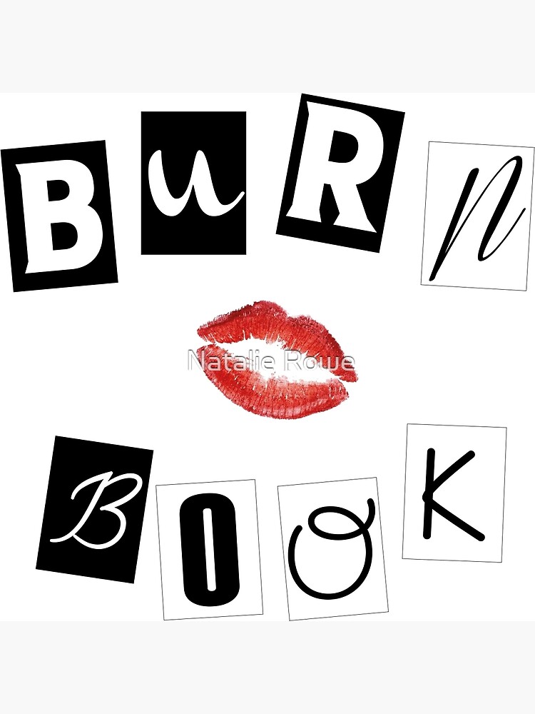 Discover Mean Girls - Burn Book Premium Matte Vertical Poster