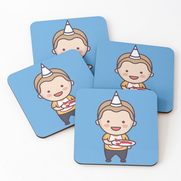 Item preview, Cute Swedish Birthday Boy in Traditional Clothing Cartoon designed and sold by SLAG-Creative.