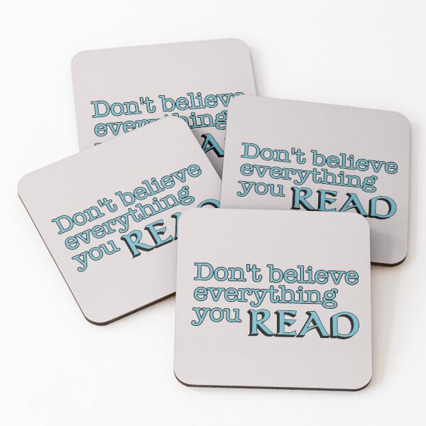 Item preview, Don't believe everything you READ designed and sold by thanksgeek.