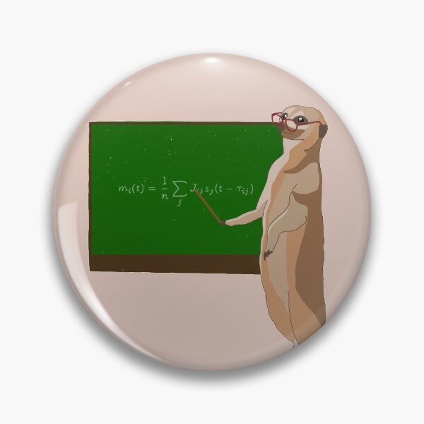 Aperçu de l'œuvre Suricate donnant des cours de mathématiques créée et vendue par Achibebon.