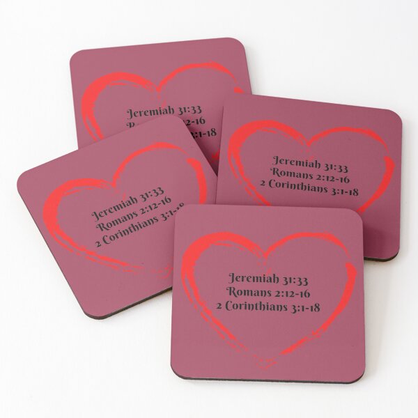 Heart To Obey - Christian  Coasters (Set of 4)