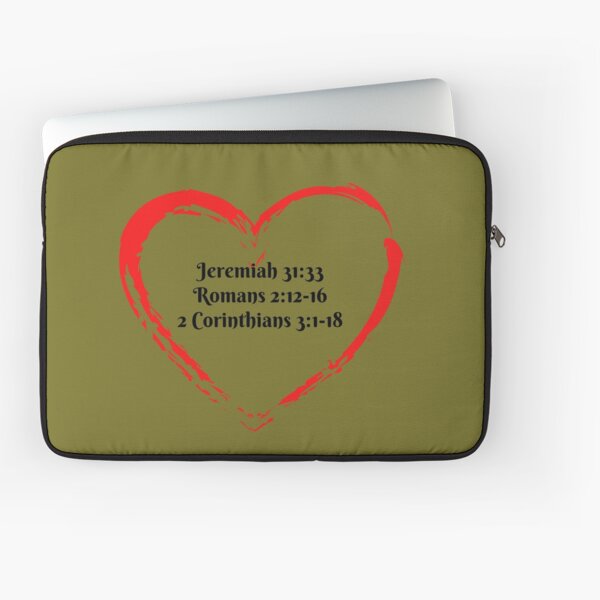 Heart To Obey - Christian Laptop Sleeve