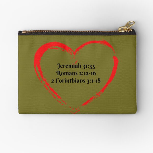 Heart To Obey - Christian Zipper Pouch