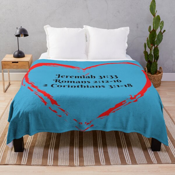 Heart To Obey - Christian Throw Blanket