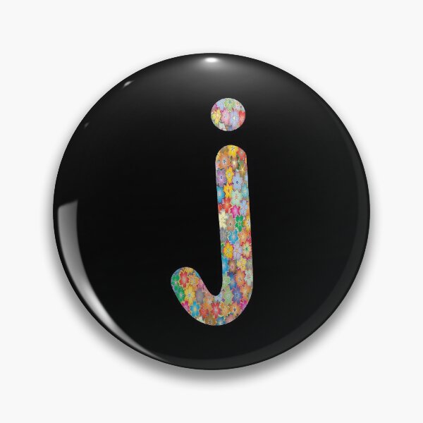 Item preview, Letter j Lower Case Alphabet j Colorful Flowers Gift designed and sold by Shariss.