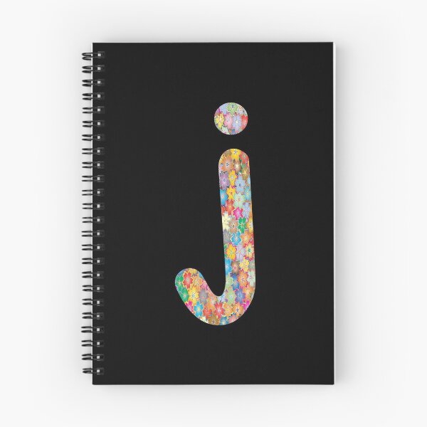 Item preview, Letter j Lower Case Alphabet j Colorful Flowers Gift designed and sold by Shariss.