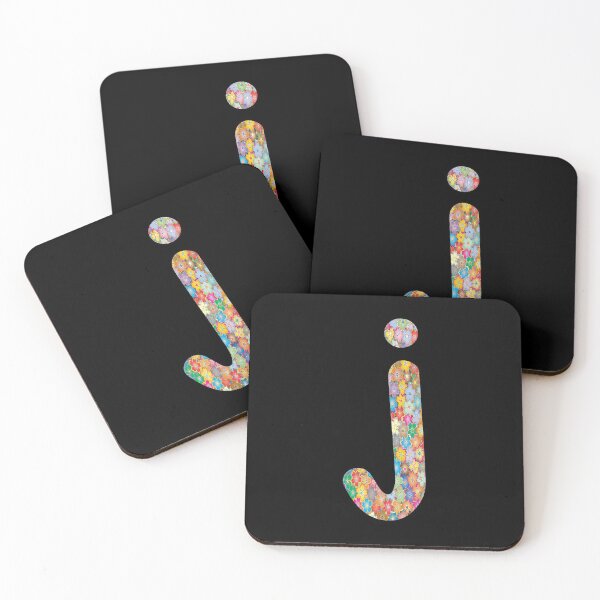 Item preview, Letter j Lower Case Alphabet j Colorful Flowers Gift designed and sold by Shariss.