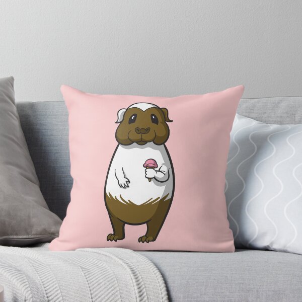 Item preview, Guinea Pig with Strawberry Ice Cream designed and sold by IceCreamPiggies.