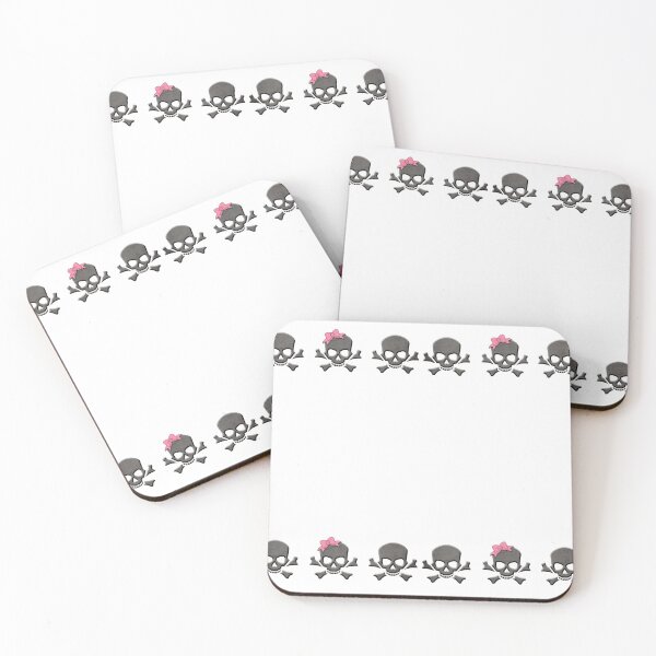 Item preview, Gray skulls with pink buckle designed and sold by Topmel.