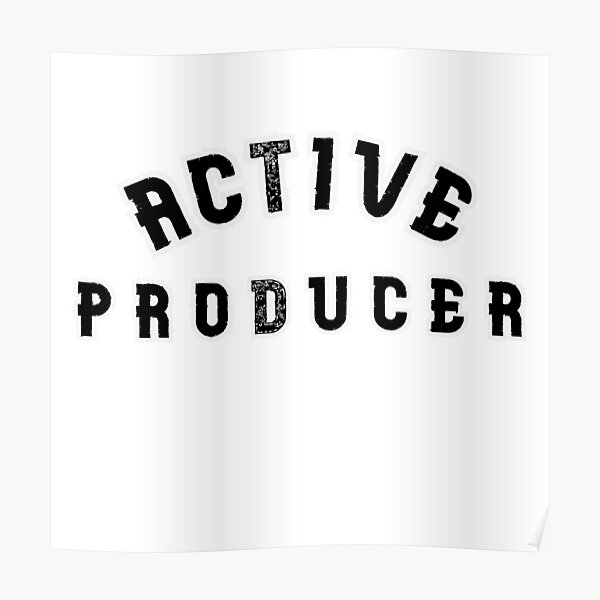ACTIVE PRODUCER Poster