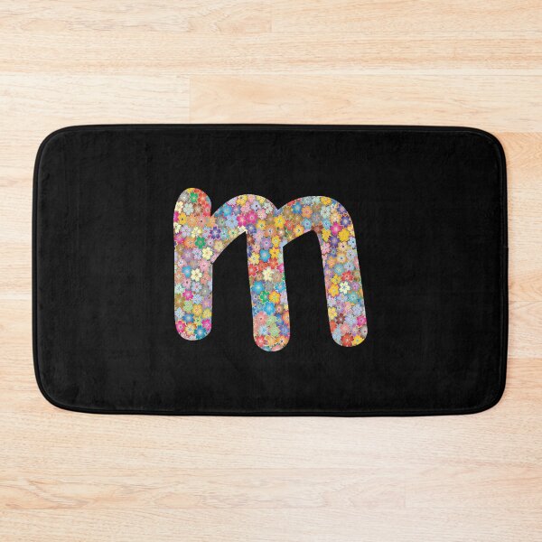 Item preview, Letter m Lower Case Alphabet m Colorful Flowers Gift designed and sold by Shariss.