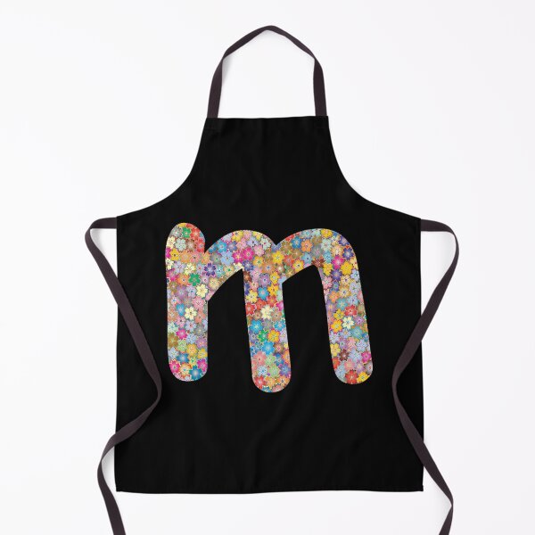 Item preview, Letter m Lower Case Alphabet m Colorful Flowers Gift designed and sold by Shariss.