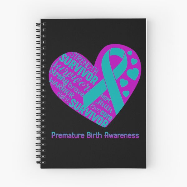 Item preview, Premature Birth Heart Support Premature Birth Warrior Fighting designed and sold by GennieShop.