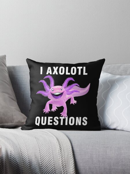 Vista previa del artículo con la obra «Preguntas sobre Axolotl», diseñado y vendido por LEGACY10.