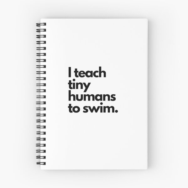 Item preview, I teach Tiny Humans to swim Text Based Classic  designed and sold by yourcherryguy.