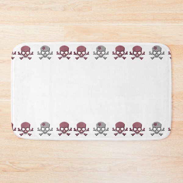 Item preview, Gray and pink skulls designed and sold by Topmel.