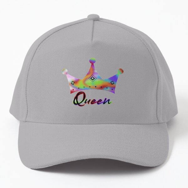 Queen, with rainbow crown. Baseball Cap