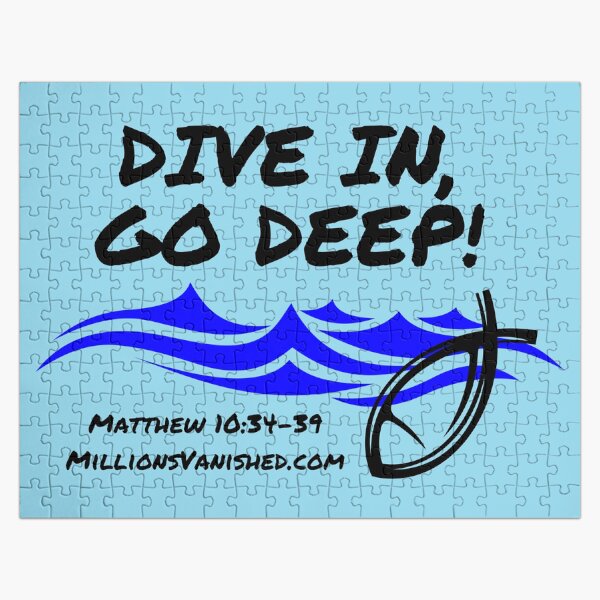 Dive In Go Deep! - Christian Jigsaw Puzzle