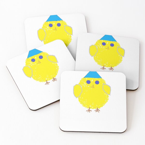 Item preview, Yellow Bird with Blue Hat designed and sold by DesignsByMuriel.