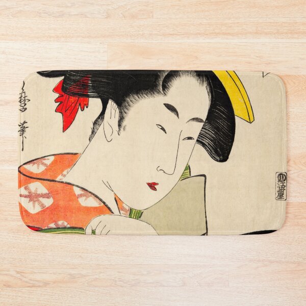 Item preview, Mirror, from the series “Eight Views of Tea-stalls in Celebrated Places” (“Meisho koshikake hakkei”) designed and sold by brushandframes.