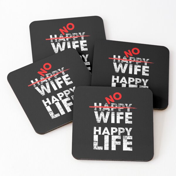 Item preview, No Wife Happy Life designed and sold by HoganMerch.