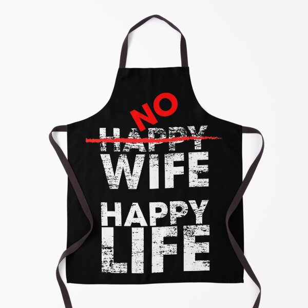 Item preview, No Wife Happy Life designed and sold by HoganMerch.