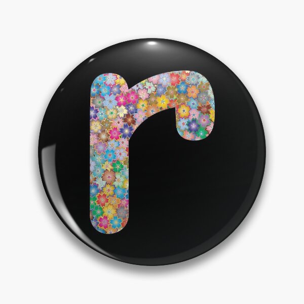 Item preview, Letter r Lower Case Alphabet r Colorful Flowers Gift designed and sold by Shariss.