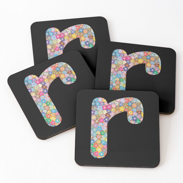Item preview, Letter r Lower Case Alphabet r Colorful Flowers Gift designed and sold by Shariss.