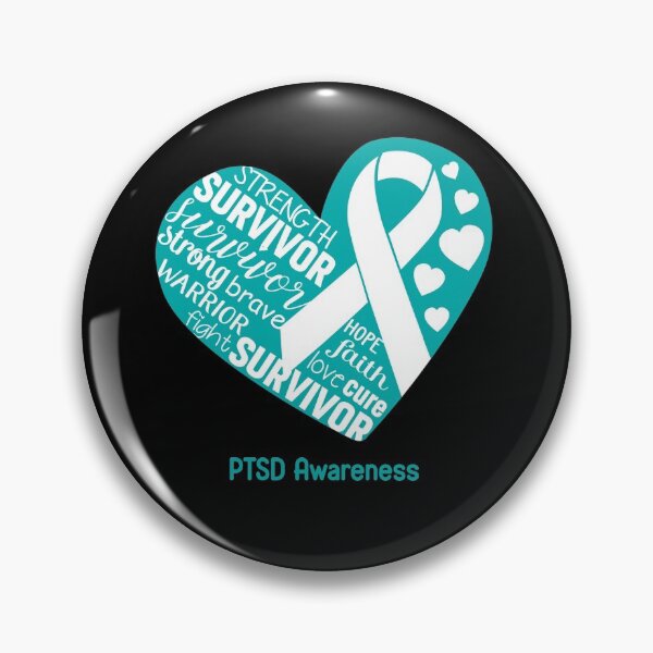 Item preview, PTSD Heart Support PTSD Warrior Fighting designed and sold by GennieShop.