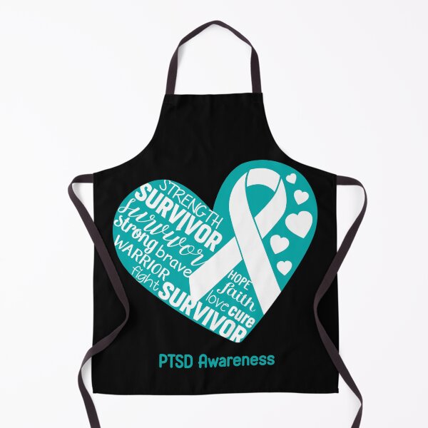 Item preview, PTSD Heart Support PTSD Warrior Fighting designed and sold by GennieShop.