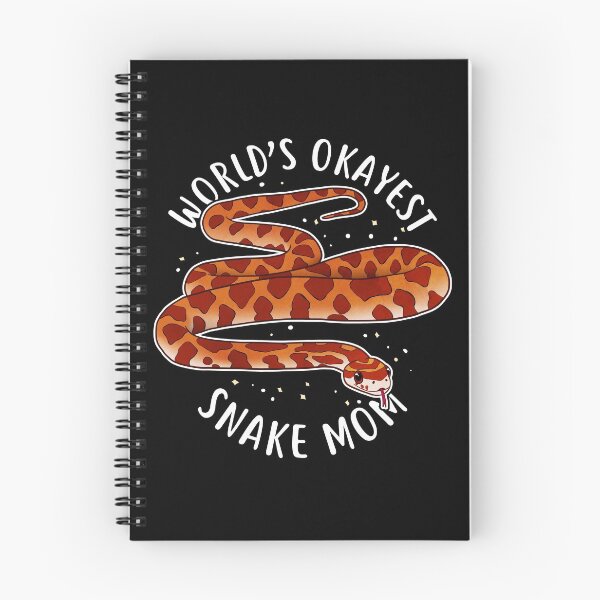 Item preview, World's Okayest Snake Mom designed and sold by Clara Hollins.