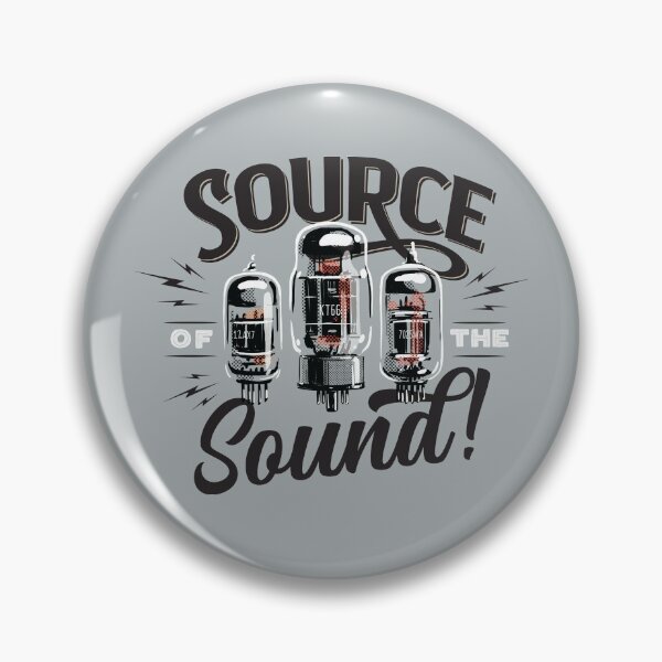 Item preview, Retro typographic emblem for tube amplifiers designed and sold by SerifsWhiskey.
