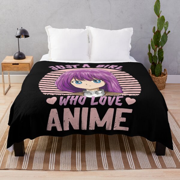 Item preview, Just a Girl who Love Anime Manga Lover Humor designed and sold by melomedia.