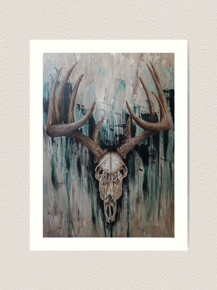 Skull and Antler Study II Wall Art, Canvas Prints, Framed Prints, Wall  Peels