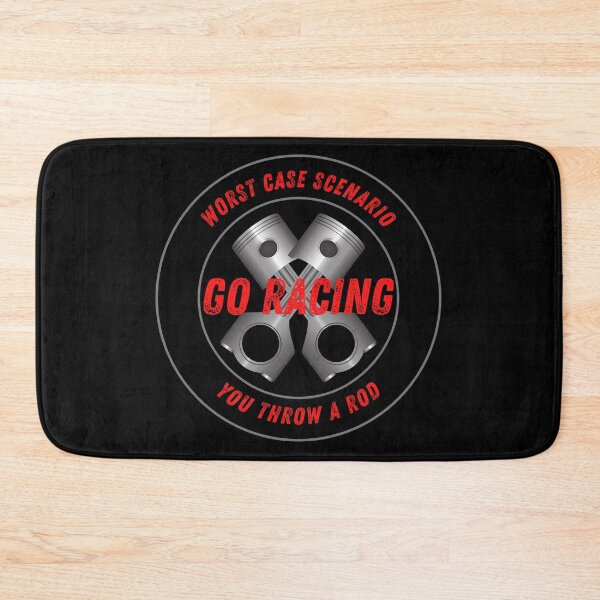 Item preview, Go Racing Worst Case Scenario You Throw a Rod Funny Piston Rod Racing Drag Racing Street Racing Garage Mechanic Motorsports designed and sold by CarantinedChaos.