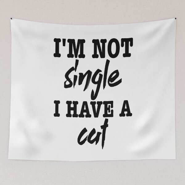 Item preview, I'm not single I have a Cat, T-Shirt Love Cats designed and sold by medbouk1.